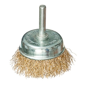 Щетка для дрели 50мм "чашка" со шпилькой