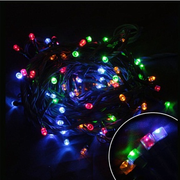 Гирлянда LED100-8-MC многоцвет., 100л, 8,0м, 8 режимов