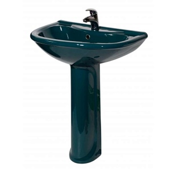Умывальник ПРЕСТИЖ  с пьедесталом зеленый (Ст.Оскол)