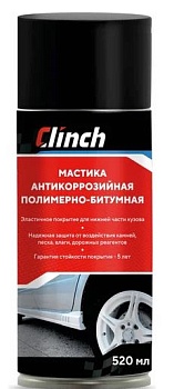 Мастика антикоррозийная полимерно-битумная Clinch 520мл