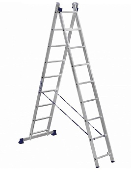 Стремянка-лестница 2-секц. 9 ступен. 