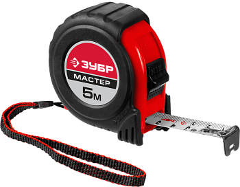 Рулетка 5м/19мм обрезиненный  корпус ЗУБР