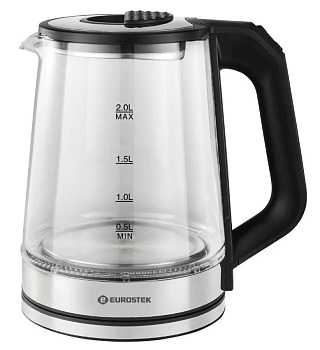 Чайник EUROSTEK ЕЕК-3002 2.0л,1,5кВт,стекло
