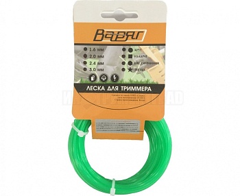 Леска для триммера 1,6ммх15м круг ВАРЯГ