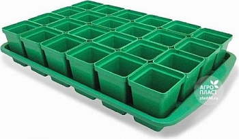 Рассадник СТАНДАРТ 24 стаканчиков 47*29*9