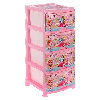 Комод 4-х секционный Феи