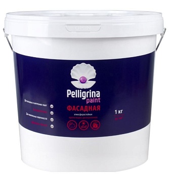 Краска ВД фасадная акрил. 45кг "Pilligrina"