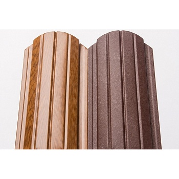 Штакетник металлический 1,2м 8017 ширина 105мм