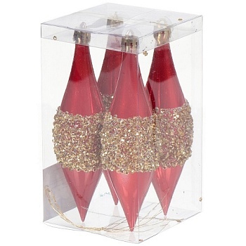 Набор шаров  4шт 14.5*3.9см фигурные,  SYQB-012028G N.N