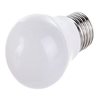 Лампа ERGOLUX диод. LED7 E27 7вт шар G45 К4 (845)