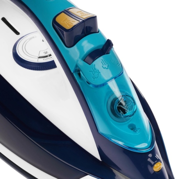 4. Утюг Centek CT-2356 BLUE 2200Вт, керамическ подошва, 250мл, паровой удар, самоочистка