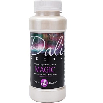 Краска эмаль Dali-decor maqic СЕРЕБРО 0,25л