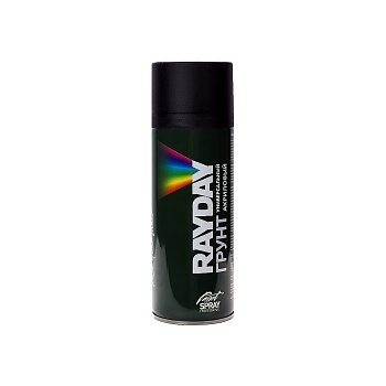 Краска аэрозольная акриловая Rayday RD-078, матовая, 520 мл, RAL 9005, черная