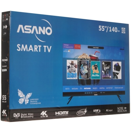 5. Телевизор LED ASANO 55LU6000T UHD SMART