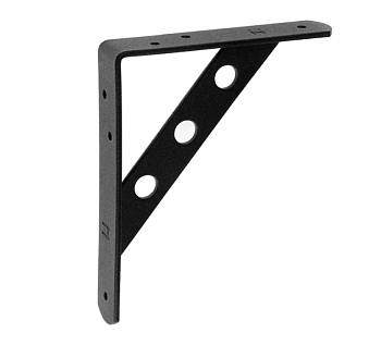 Кронштейн 300*225 черный усиленный Скобяной