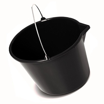 Ведро пластм.20л черное (технич.)