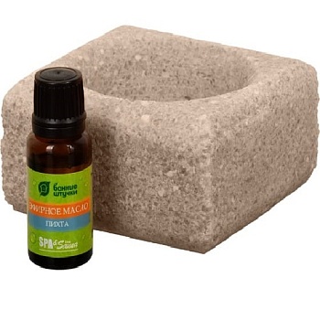 Ароманабор для саун и бань (соляной испаритель 700г, масло эфирное)