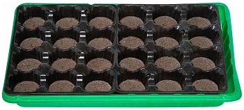 Комплект д/рассады с торф. горшочками 24