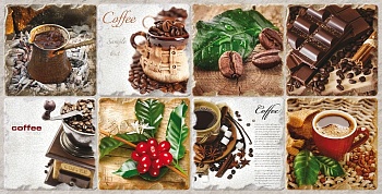 Панель ПВХ ГРЕЙС 955*480 плитка арабика