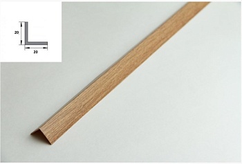 Угол ПВХ 20*20мм 2,7м цвет 07