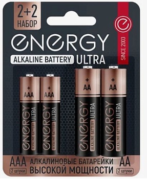 Батарейка Energy 2 LR06 + 2 LR03