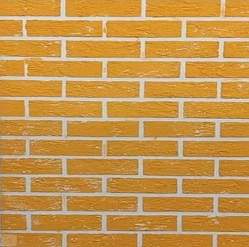 Плита "ОгнеупорOFF" декор кирпич Солнечный 1200*600*10мм