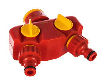 Разветлитель 2-х канальный, 3/4"-1" с внутренней резьбой GRINDA