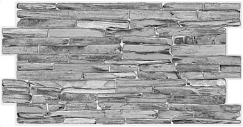 Панель ПВХ ГРЕЙС 980*500 Сланец Классический