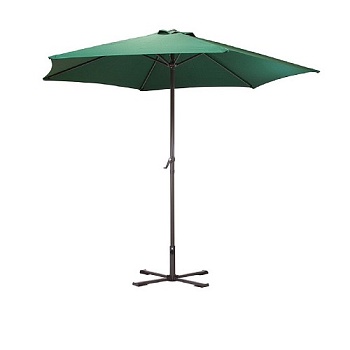 Зонт садовый PARK GU-03зел.,d270см,штанга 240см