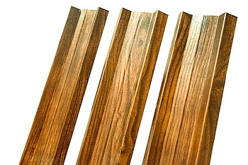 Штакетник металлический 1,7м 3d дерево