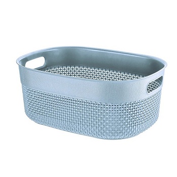 Корзина для хранения PT Oslo 12,0л без крышки туманно-голубой
