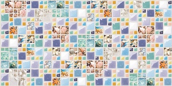 Панель ПВХ ГРЕЙС 955*480 Мозайка Лагуна