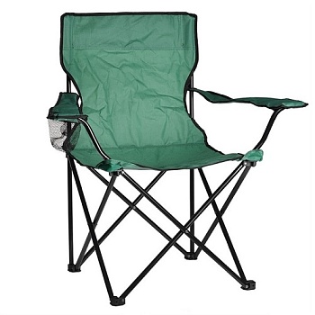 Кресло складное Green Days, с подстаканником,до 100кг, 52х52х85 см