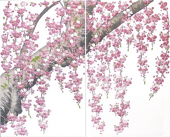 Декор Ветка Саккуры 50х40