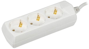 Удлинитель 3х1.5м с заземленим 10А IP20 У03 2P+PE 250В 3х1 GENERICA