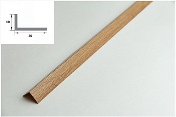 Угол ПВХ 20*10мм 2,7м цвет 07