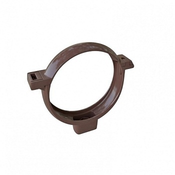 Хомут трубы ф 95мм ПВХ корич. "Альта-Профиль"