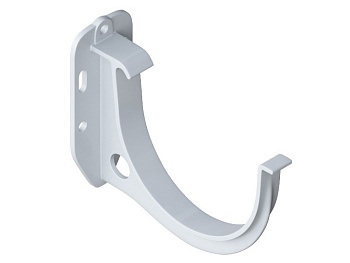 Кронштейн ПВХ д/желоба 132мм белый Альта-Профиль