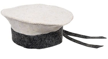 Шапка банная Hot Pot Бескозырка комби, войлок 41206