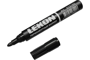 Маркер перманентный LEKON LOGISTIK 10/100/1200 черный