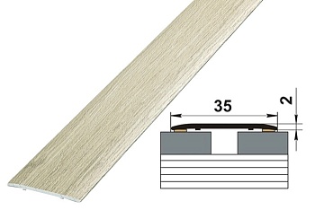 Порог стык ЛС35 1800 4041 на клейк.ленте