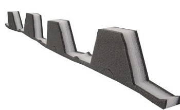 Уплотнитель профильный Н75 нижний 0,75м