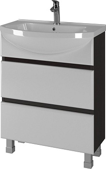 Тумба "Престиж" 60 белый/ясень  умыв. Грация 60