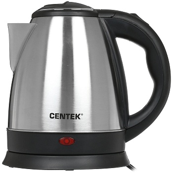 Чайник Centek CT-0035 (матовый) металл 1,5л, 2000W, нерж