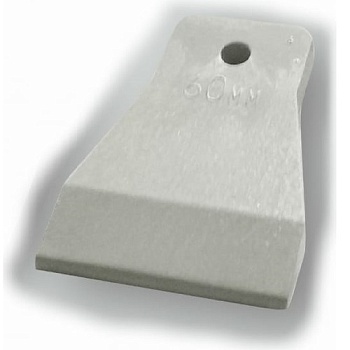 Шпатель  100мм резиновый белый