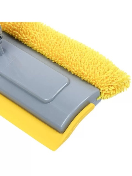2. Швабра-Окномойка микрофибра+резинка 20см черенок алюм телескоп 9096см KD-W08M-8 Марья Искусница