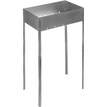 Мангал складной 50х30х85см (0,7мм), на длинных ножках, 61538