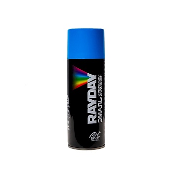 Краска аэрозольная акриловая Rayday RD-060, глянцевая, 520 мл, RAL 5012, голубая