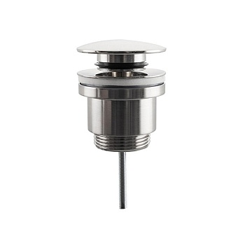 Донный клапан для раковины Frap Click-Clack F62-5, 1 1/4", латунный, сатин