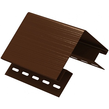 Наружный угол Коричневый 3,05м (1уп - 5шт) Ю-Пласт
